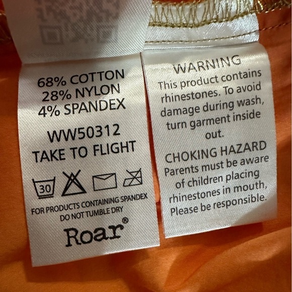 Destined To ROAR Button Up Shirt Rhinestone Pearl Snap Button XL Western Cowgirl - Picture 15 of 16